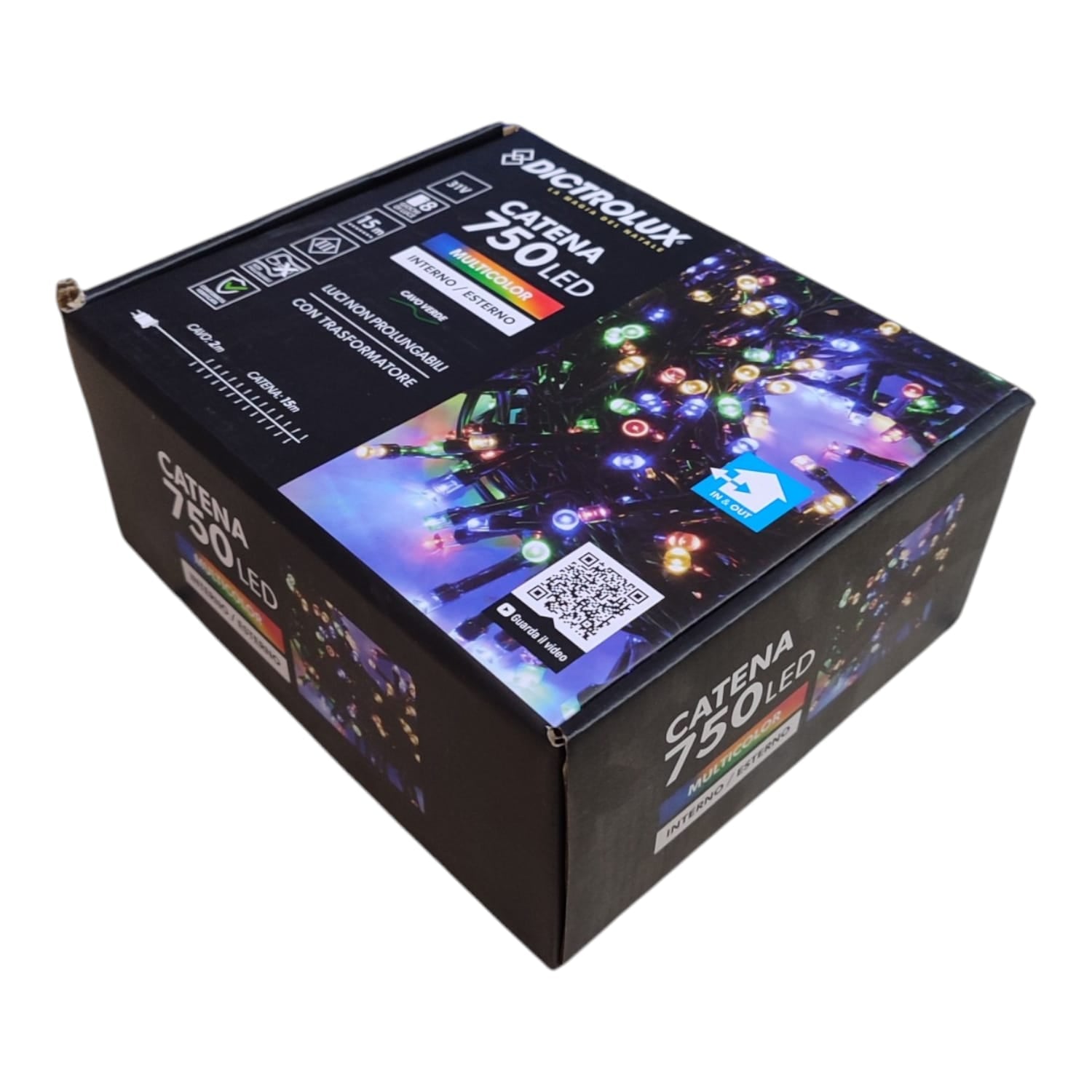 LUCI LED MULTICOL. 750LED X EST.