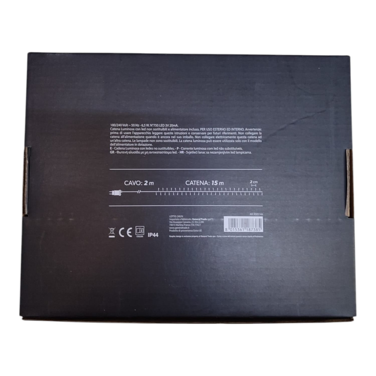 LUCI LED MULTICOL. 750LED X EST.