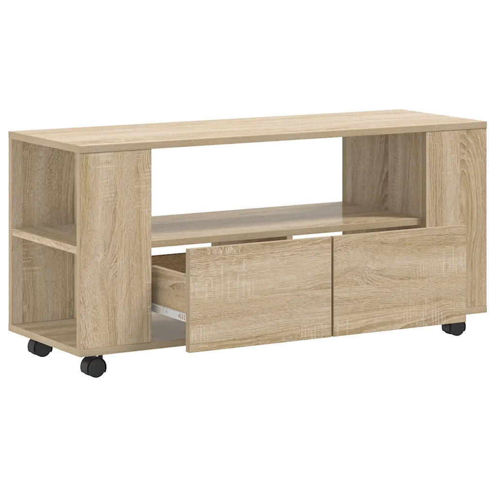 Mobile TV Rovere Sonoma 102x34,5x43 cm in Legno Multistrato