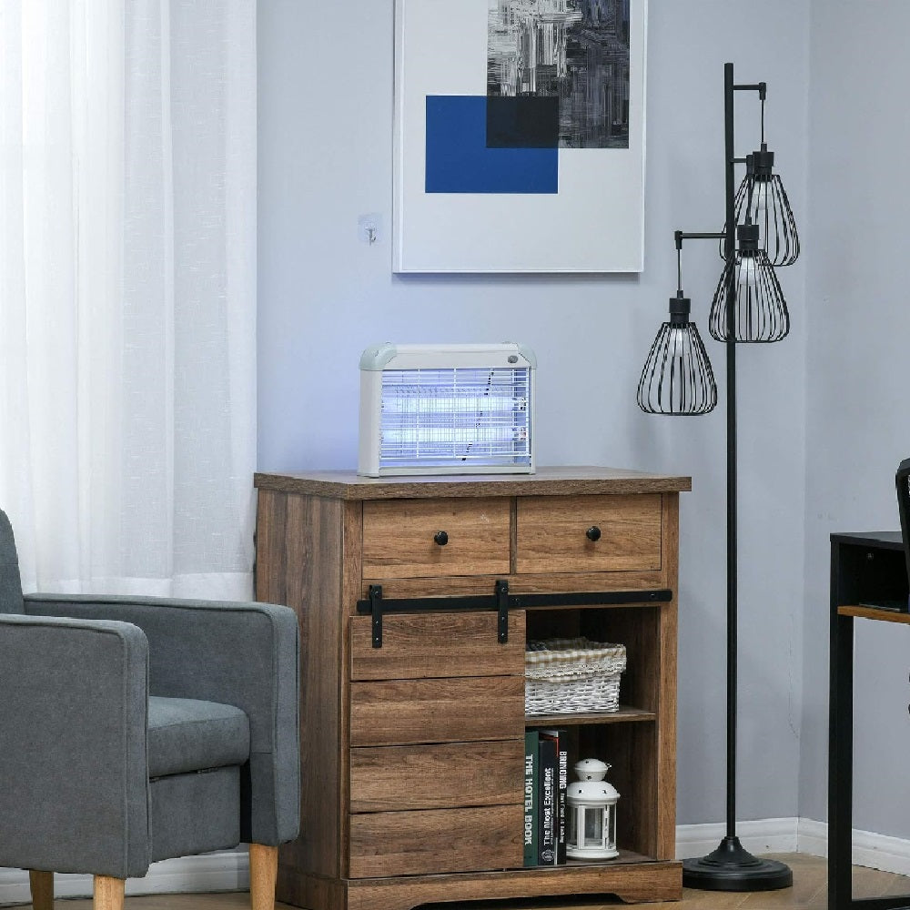 Zanzariera Elettrica Slim 2 Lampade UV LED 20W per Zanzare e Mosche senza sostanze chimiche