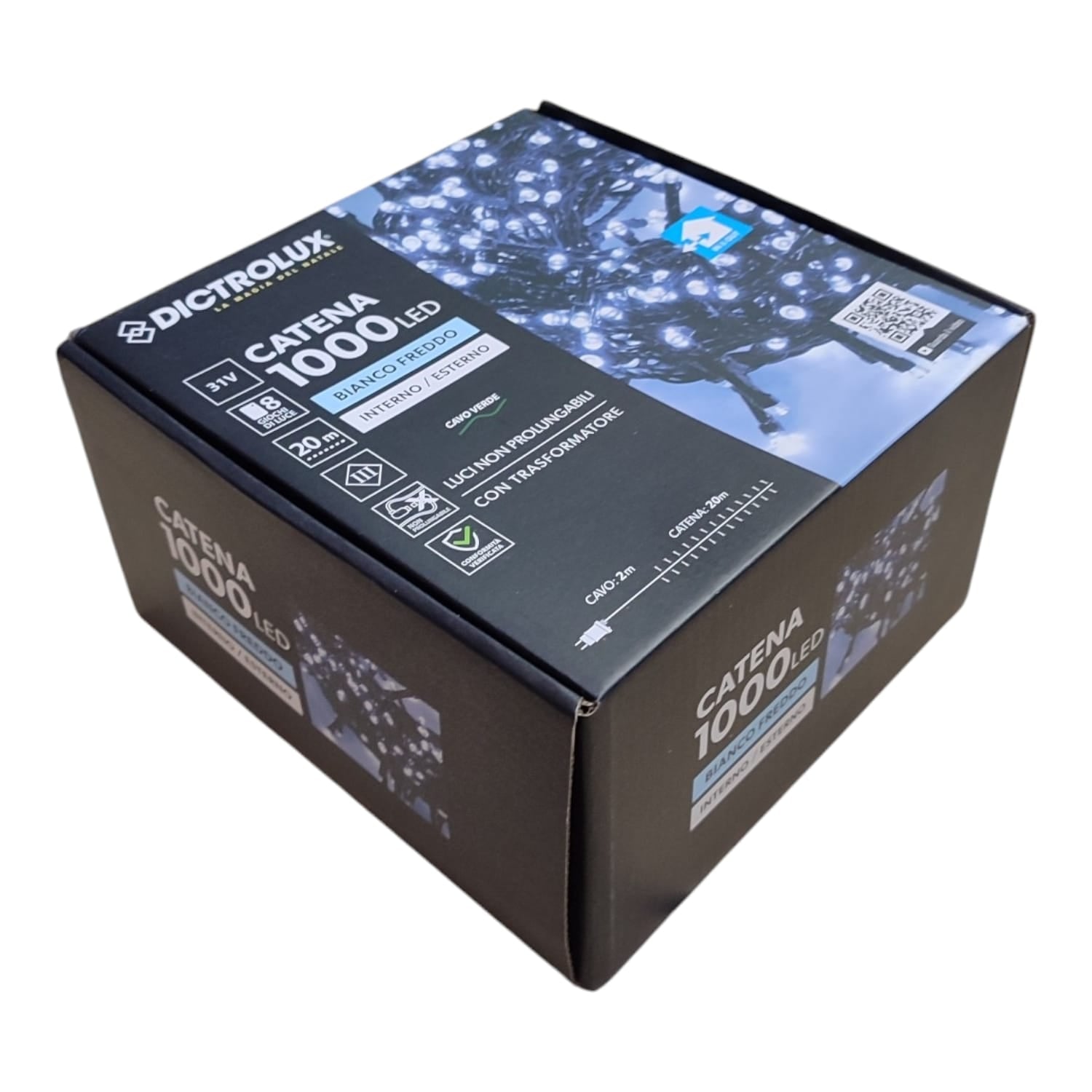 LUCI LED GHIACCIO 1000LED X EST.