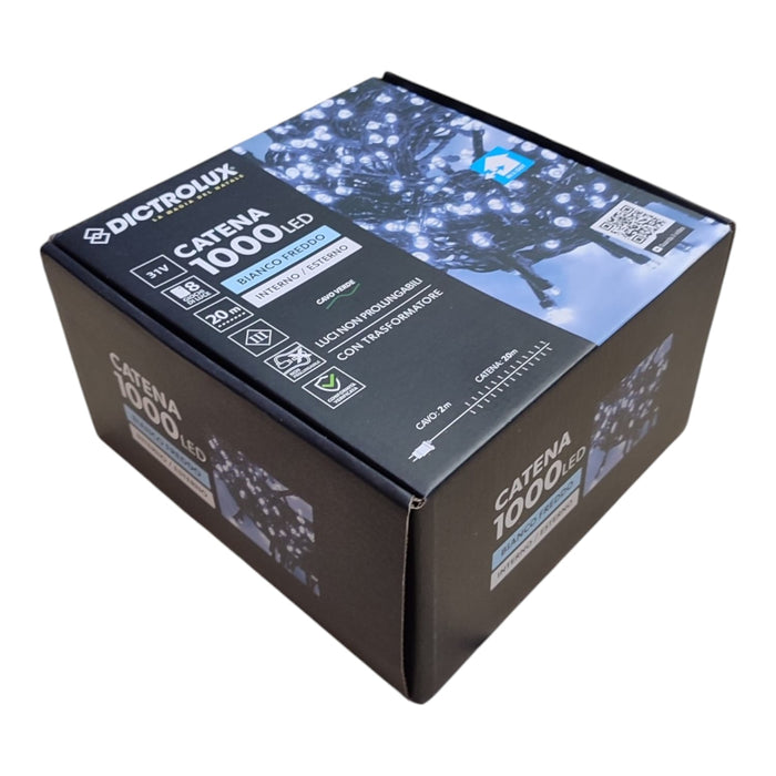LUCI LED GHIACCIO 1000LED X EST.