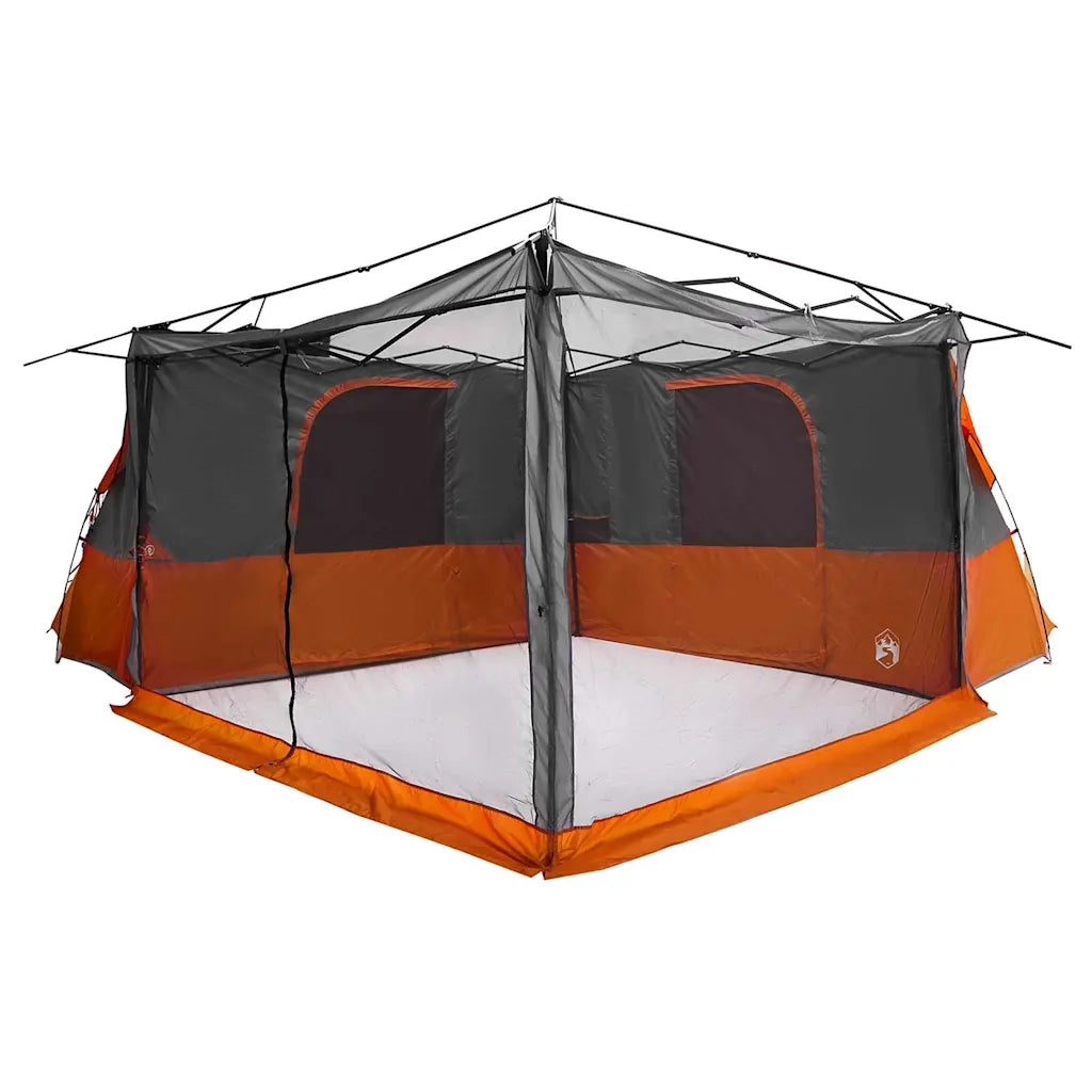 Tenda interna Grigio e arancione 520 x 520 x 190 cm taffetà 42001186
