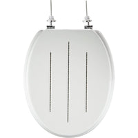 Premier housewares 1604096 diamante sedile wc, bianco