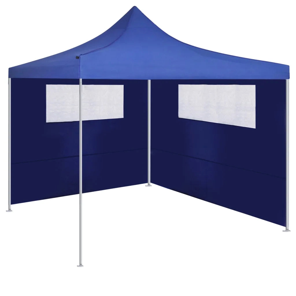 Pareti con Finestre per Gazebo 2 pz Blu CFW9529900