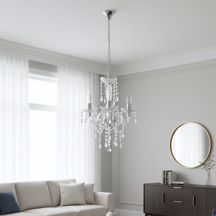 Lampada Da Soffitto Ebt006-3cp Transparent