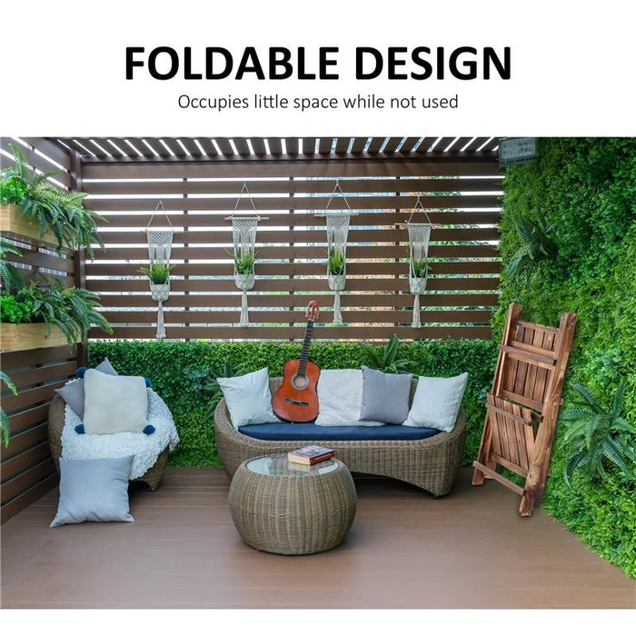 SCAFFALE PORTAPIANTE PIEGHEVOLE IN LEGNO DI ABETE CON 3 LIVELLI D 80X37X93 CM