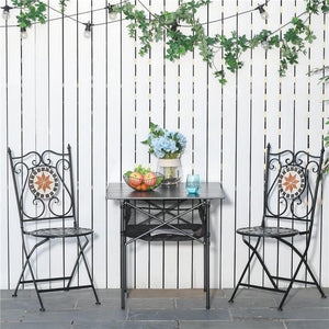 TAVOLO DA CAMPEGGIO PIEGHEVOLE E ARROTOLABILE CON BORSA DA VIAGGIO NERA