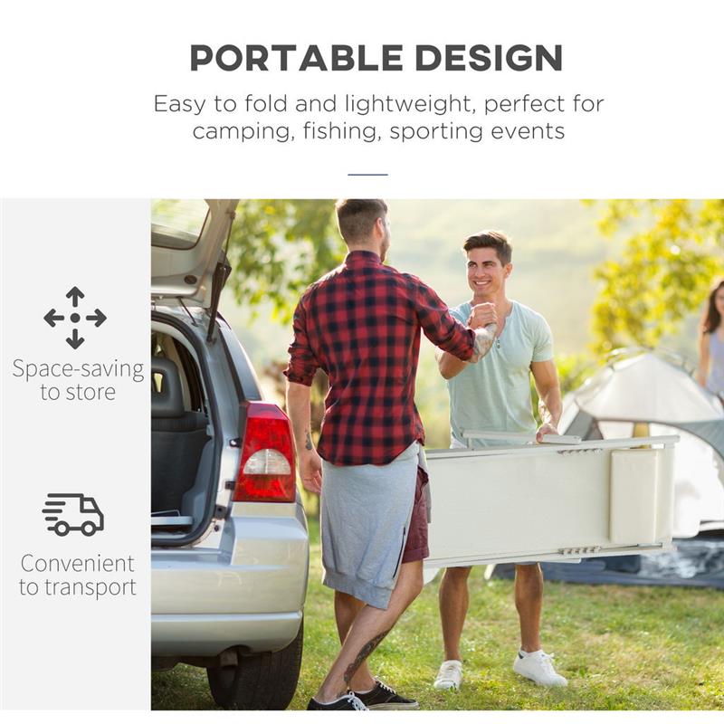 SET 2 SEDIE POLTRONA SDRAIO DA ESTERNI PIEGHEVOLI E RECLINABILI IN ALLUMINIO, 96.5X58X91.5 CM, BEIGE