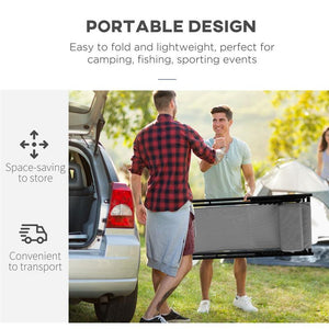 SET 2 SEDIE POLTRONA SDRAIO DA ESTERNI, PIEGHEVOLI E RECLINABILI, IN ALLUMINIO, GRIGIO, 96.5 X 58 X 91.5CM