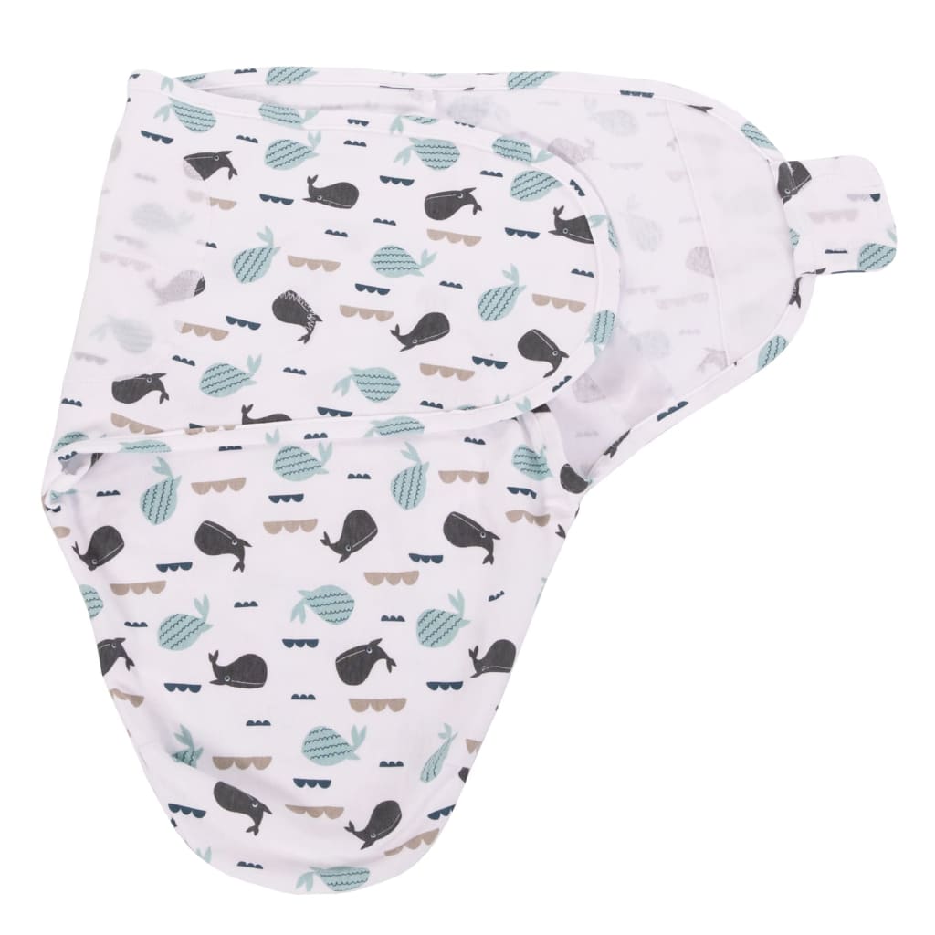 Bo Jungle Copertina Fasciante per Neonati Ocean Whales S 442955
