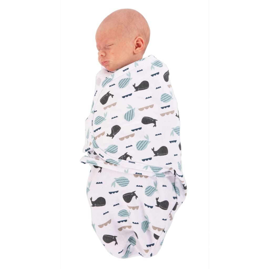 Bo Jungle Copertina Fasciante per Neonati Ocean Whales S 442955