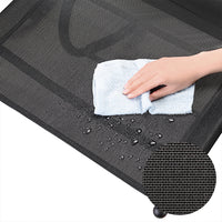 Sedia Sdraio a Dondolo Gravita Zero Lettino Prendisole Giardino Textilene Nero