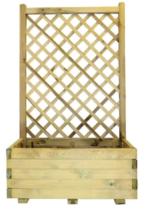 COMPOSIZIONE MARGHERITA 80X40X135h PINO MASSELLO CON TELO IMPERMEABILIZZANTE