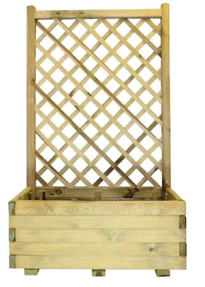 COMPOSIZIONE MARGHERITA 80X40X135h PINO MASSELLO CON TELO IMPERMEABILIZZANTE