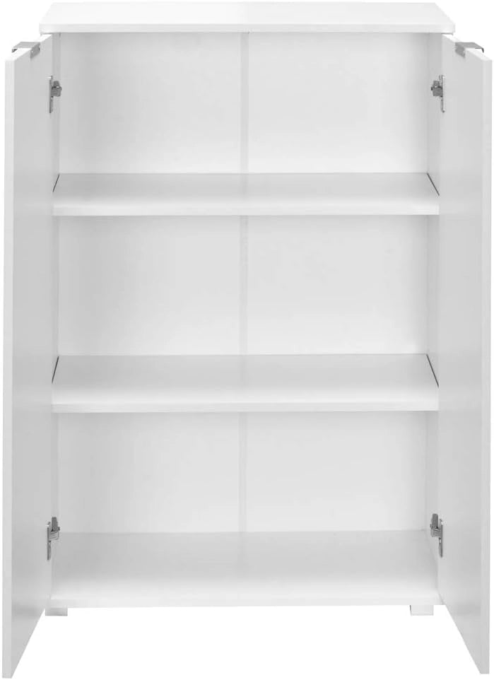Deuba Armadietto cassapanca 71 x 101 x 35 cm, credenza per Camera da Letto, Cucina, Bagno, Bianco