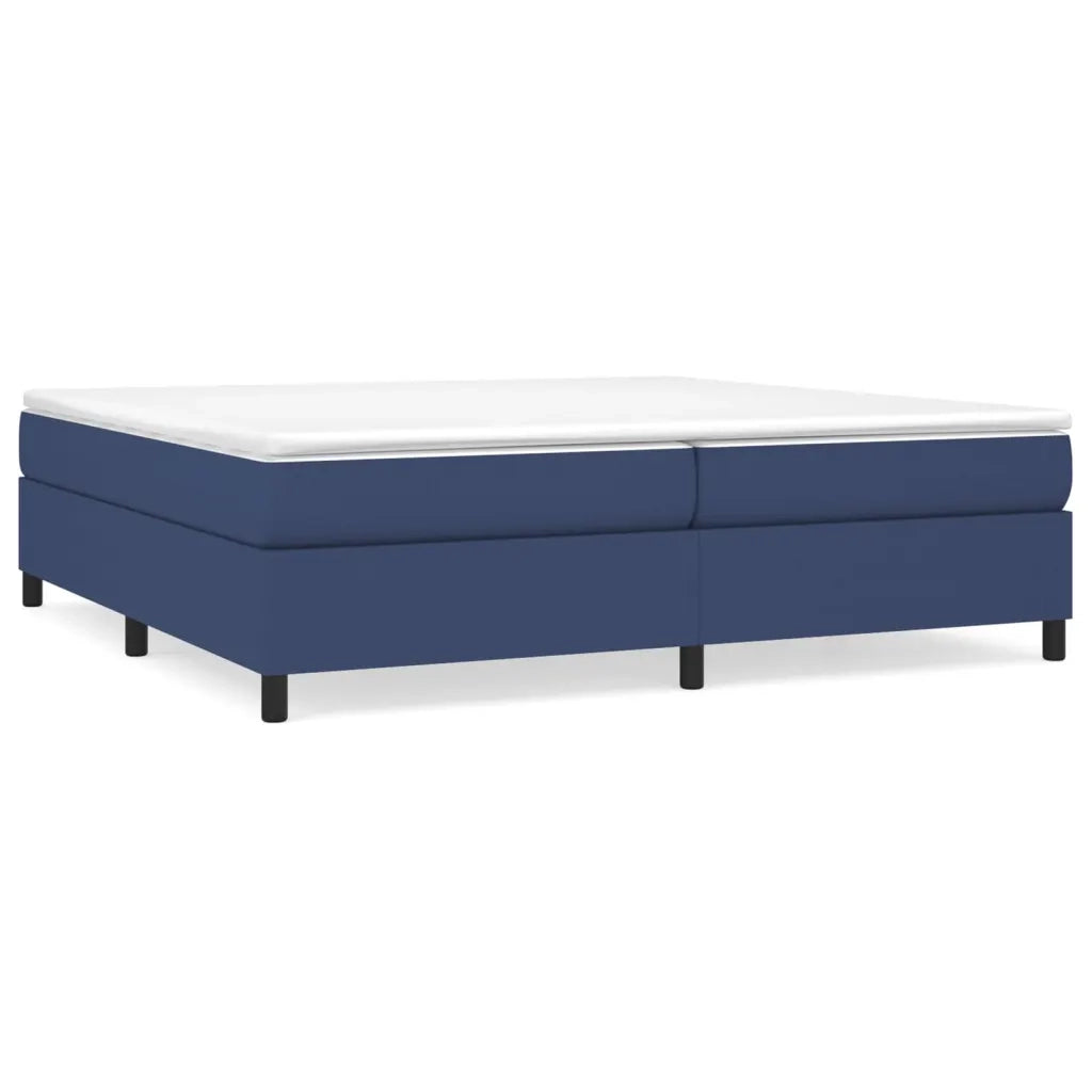 Giroletto a Molle con Materasso Blu 200x200 cm in Tessuto cod mxl 58541