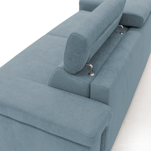 Giunone Divano letto mat. H18 220 cm (mat. 140x197 cm) carta da zucchero