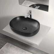 Mensolone bagno 80 cm grigio chiaro per lavabo da appoggio Master