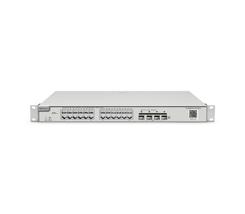 Reyee cloud switch managed gigabit l2, 24 porte gigabit rj45, 4 slot sfp+ 10g, 19 rack mount - RG-NBS3200-24GT4XS