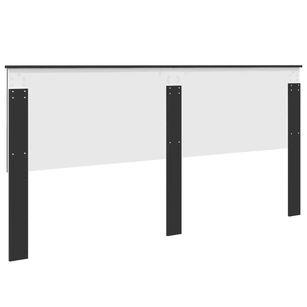 Testiera | Testata con Testiera | Testata Rovere Nero 200 cm Legno multistrato