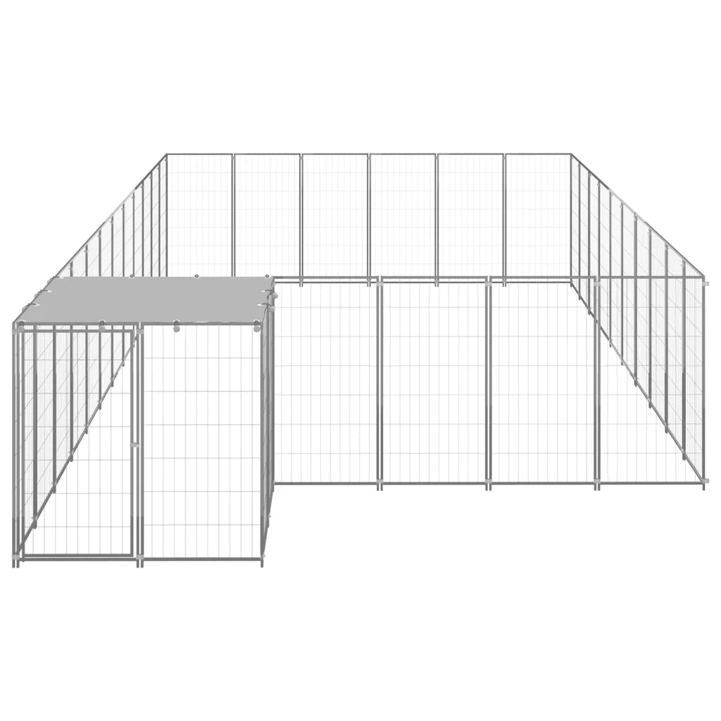 Gabbia per Cani Argento 19,36 mÂ² in Acciaio   cod mxl 48558