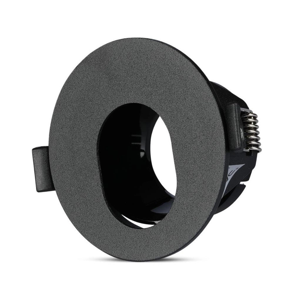 GU10 adatto nero + round nero