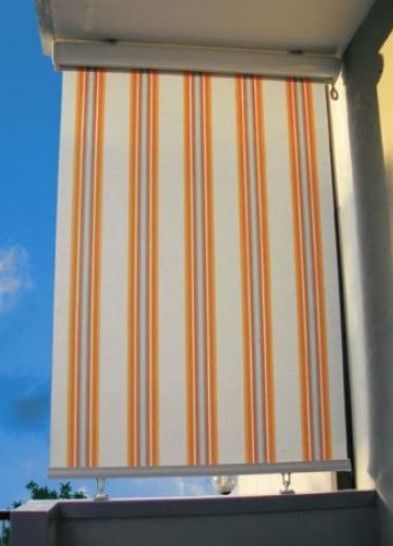 Coppia staffe di ancoraggio tenda da sole 3000 con cassonetto attacco a soffitto - Colore marrone 8017