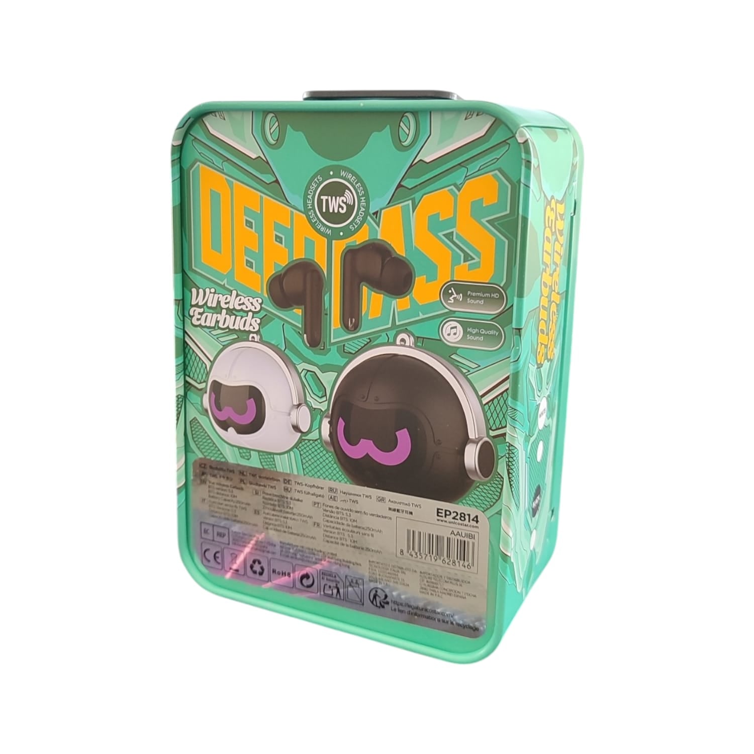 AURICOLARI WIRELESS UNICO T40 DEEP BASS STEREO TWS BLUETOOTH HI-FI