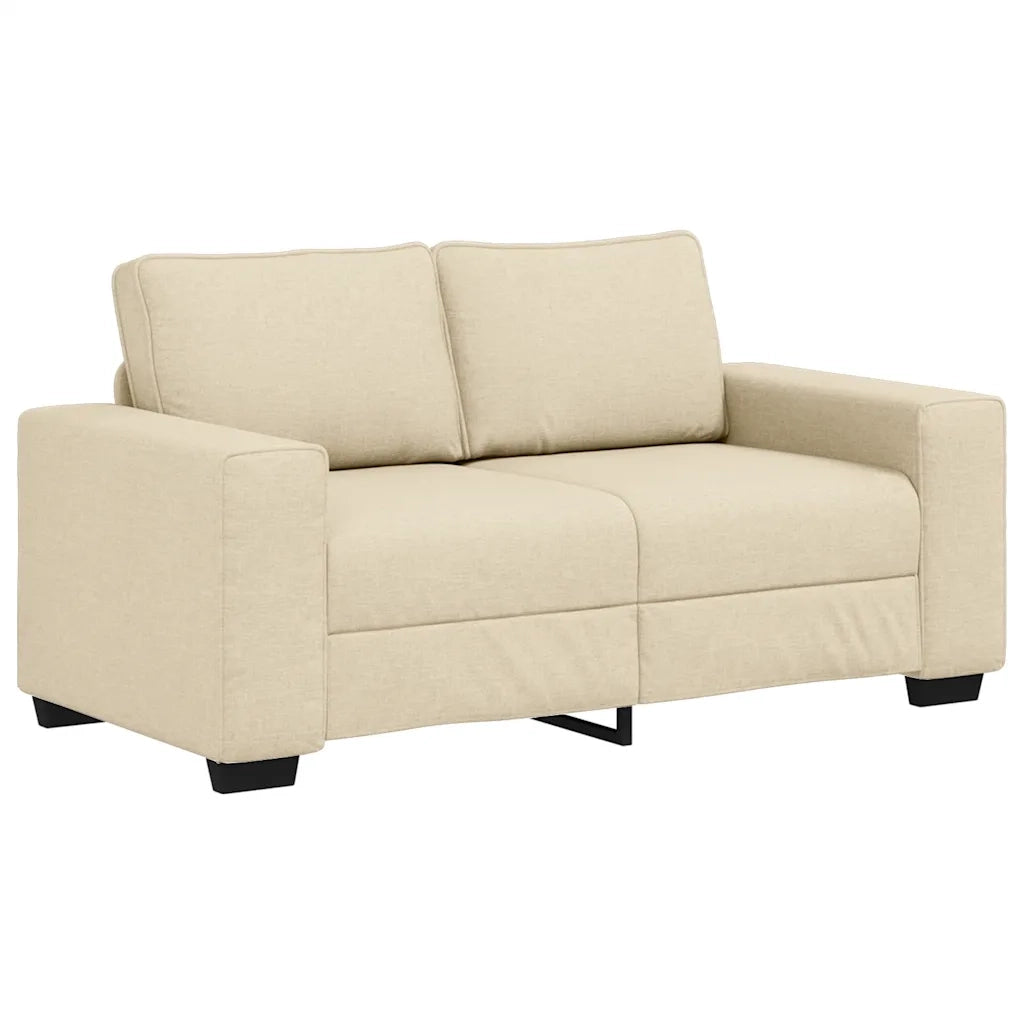 Divano a 2 Posti-Sofa 2 Posti Crema 120 cm in Tessuto 714189