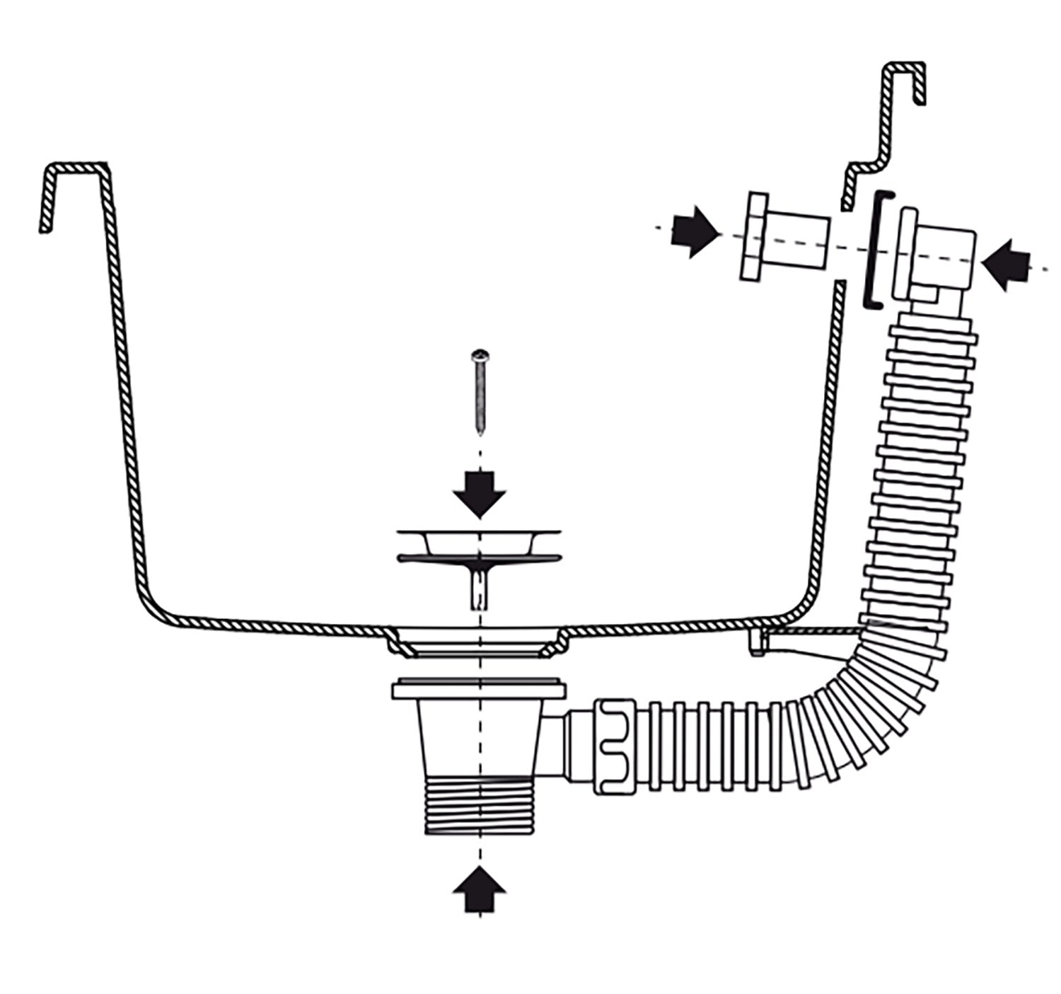 Lavatoio 50x35x24 cm Pilozzo a Parete in Resina Bianco