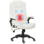 Sedia da ufficio ergonomica con massaggio ¨C zephmum ¨C cremewei? 68x72x110-120 cm