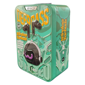 AURICOLARI WIRELESS UNICO T40 DEEP BASS STEREO TWS BLUETOOTH HI-FI