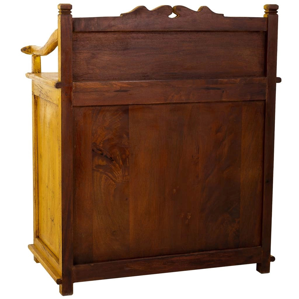 Credenza in legno giallo 70x42x85