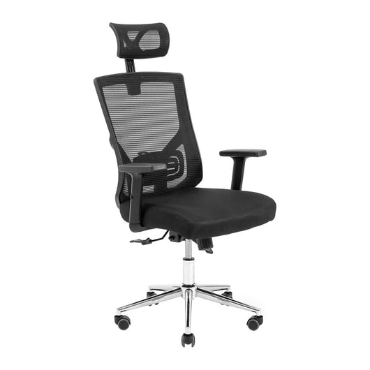 RONDI Sedia girevole Roger Chrome M-2 (Anyfix) Rete nera