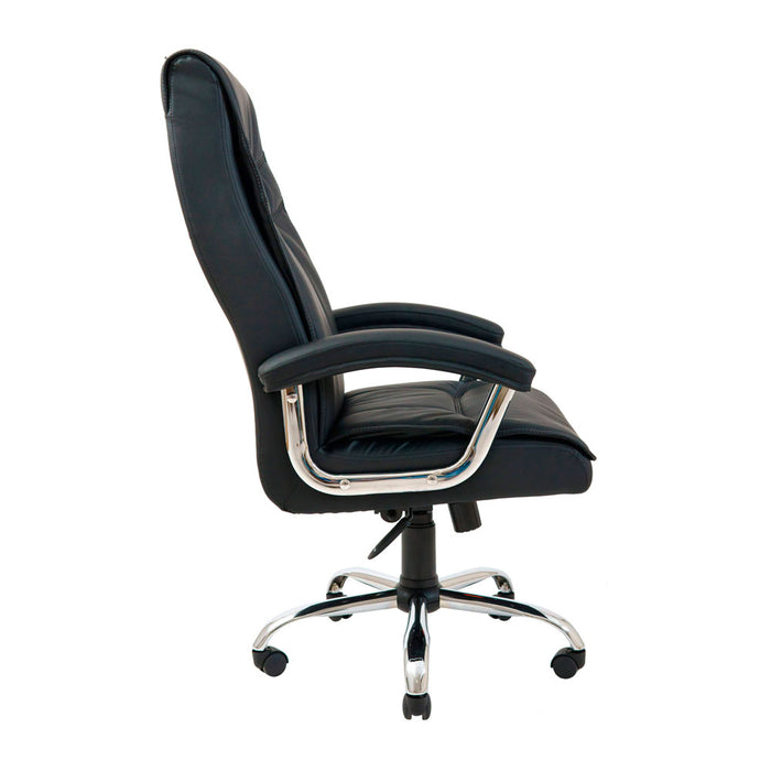 RONDI Burgas Poltrona girevole Cromo M-1 (inclinazione) Nero