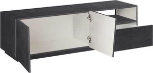 Mobile TV 2 Ante 1 Cassetto 150x43x46 cm Vega Ardesia