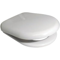 Euroshowers 86511 - sedile wc a forma di d, con fissaggio standa