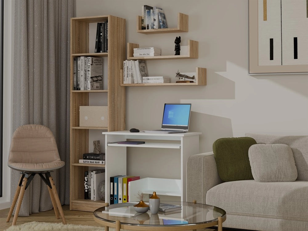 Scaffale da parete sospeso MOBI 3p rovere sonoma libreria moderna