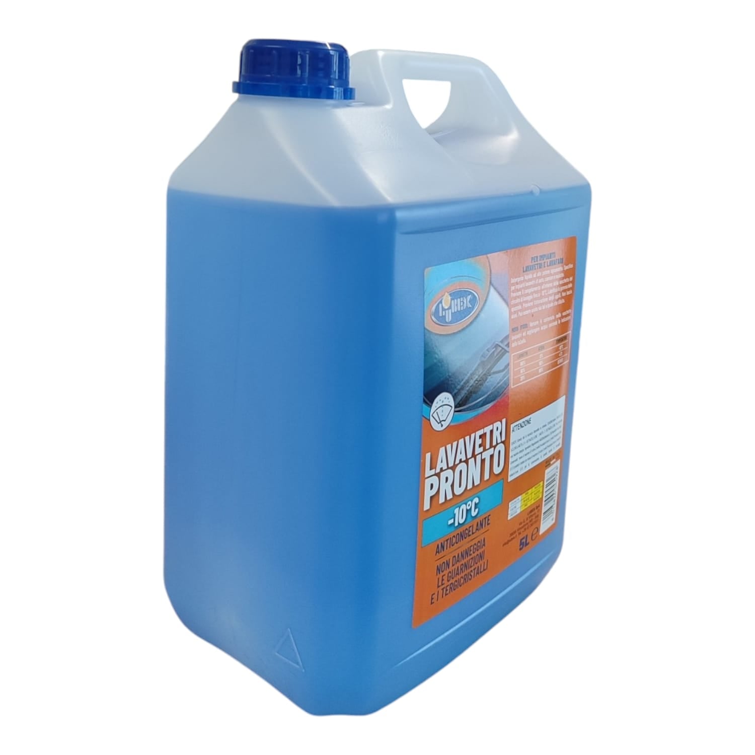 LAVAVETRI E LAVAFARI PRONTO ALL'USO 5LT ANTICONGELANTE FINO A -10°
