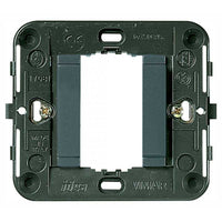 17080 Supporto 1 Modulo con Fronte Liscio Grigio Idea