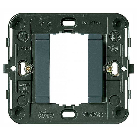 17080 Supporto 1 Modulo con Fronte Liscio Grigio Idea