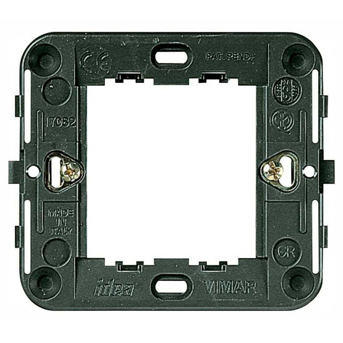 17082 Supporto 2 Moduli Ridotti Grigio Idea