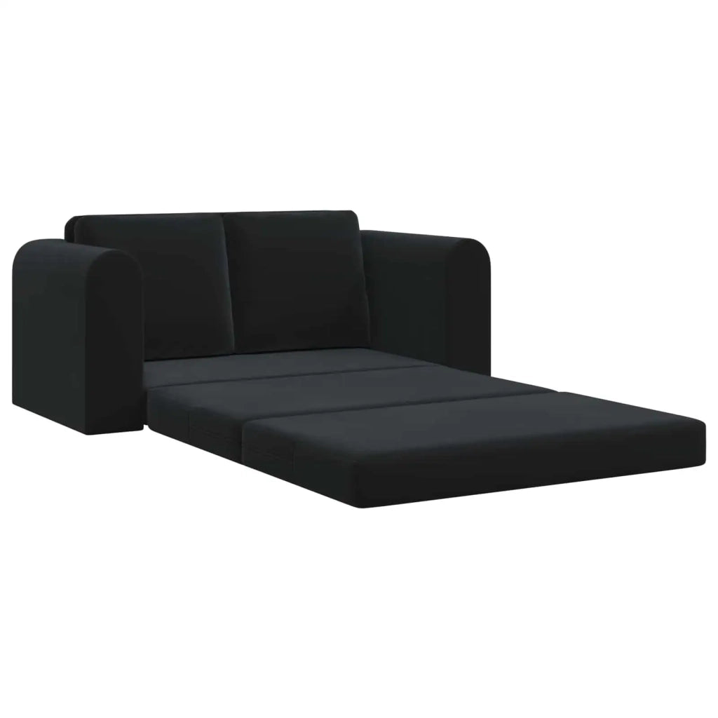 Divano letto Nero 148 x 71 x 83 cm Velluto 4106688