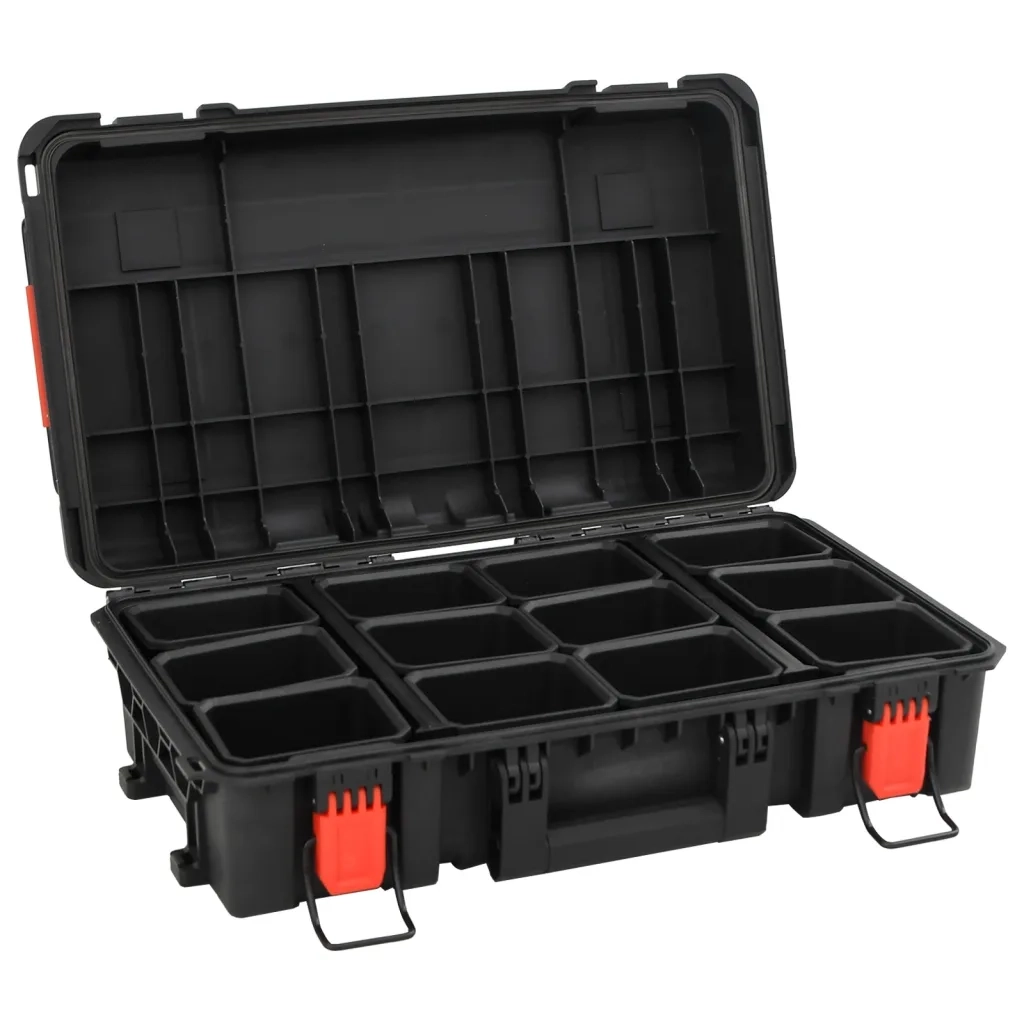Valigetta da Volo Portatile Nera 56,5x34x16 cm in PP CFW8900522