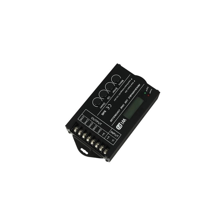 Centralina Led Timer Alba Tramonto 12V 24V 20A WIFI Time Led Controller Per Acquari Canarini Serre TC421