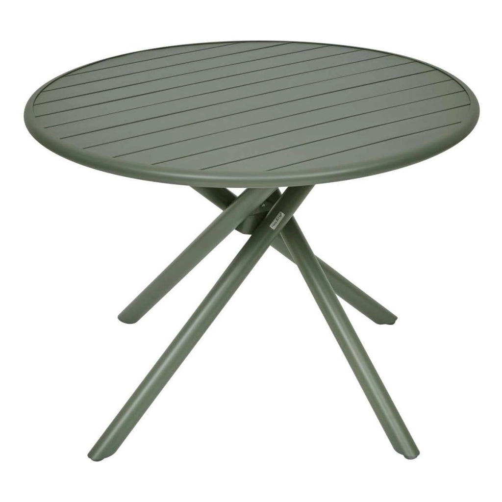 Tavolo da giardino Nebullia 4 posti Ø 105 x75h  verde alloro
