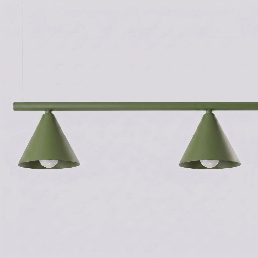 Lampadario NOX 4L verde oliva