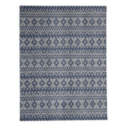 Tappeto In/Outdoor Sunny 210 Celeste con Motivo Etnico