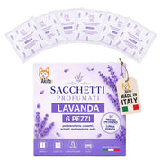 Akitaink 6 Sacchetti Profumati Lavanda Armadi